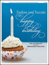 Fanfare and Toccata on Happy Birthday Organ sheet music cover